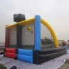 new design inflatable soccerball shoot and backsetball shoot machine