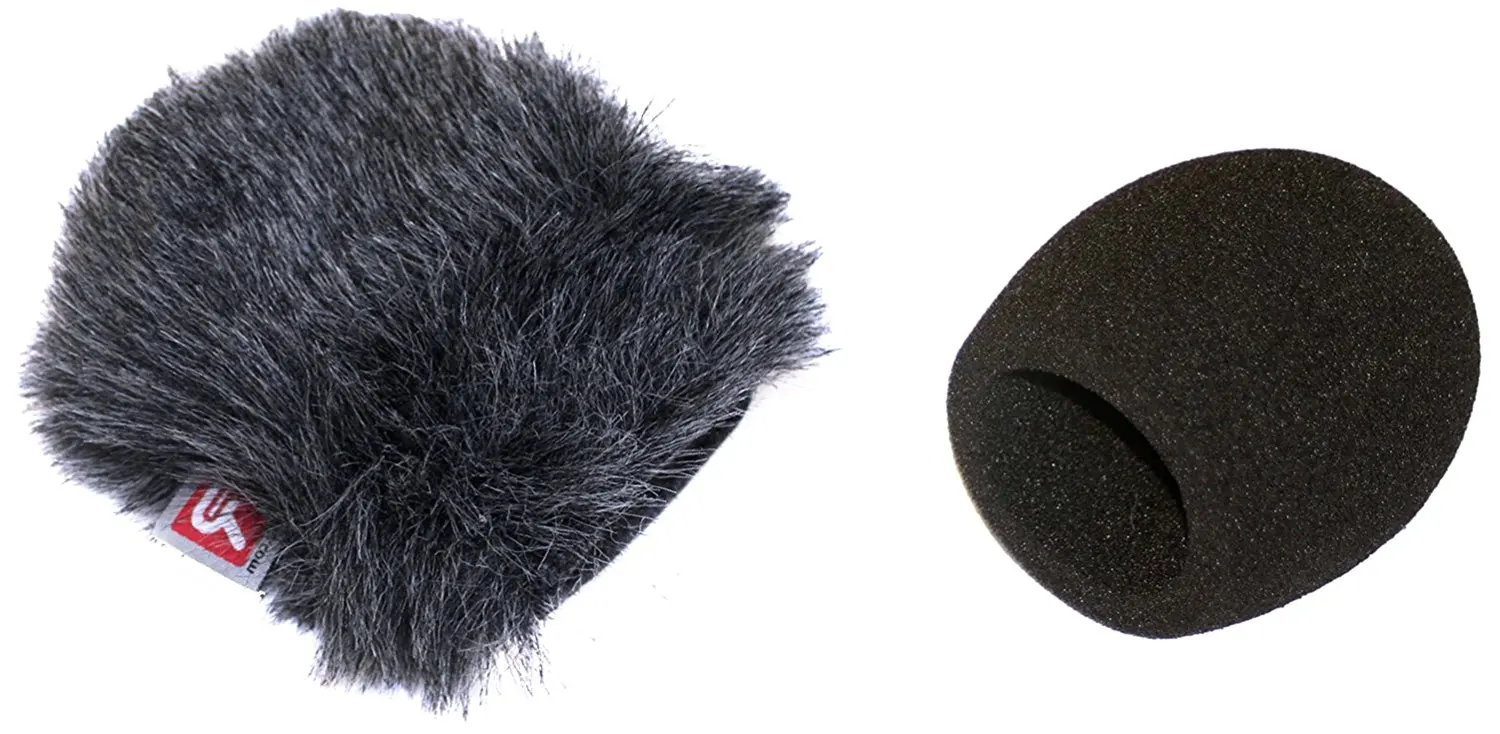 Rycote Mini Windjammer with Foam Windscreen for Zoom H1 Digital Recorder