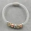 Plastic Bangle Iron Zinc Alloy curb chain rhinestone 8x9mm Inner Diameter: 58x48mm 1058318