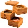 Cheap Price salt box round spice rack pull out