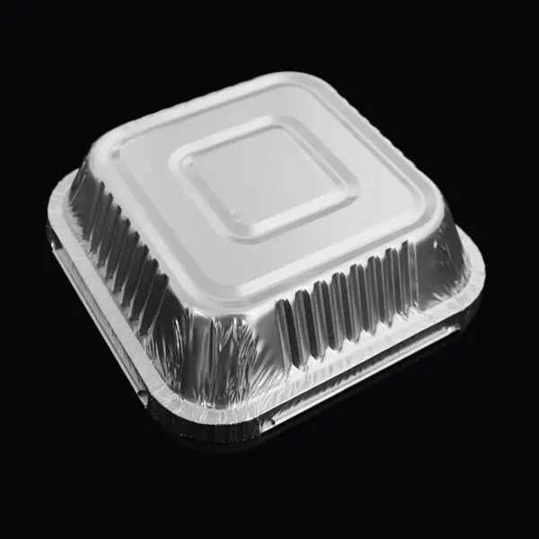 Square aluminum foil container/540ml (Showtime Packing)