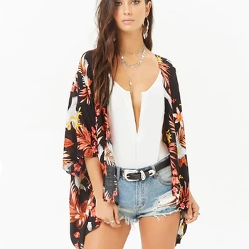 Blusas Tipo Kimono Para Mujer Con Estampado Floral Jipi Chic 2018