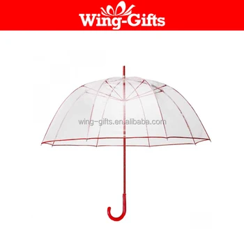 compact transparent umbrella