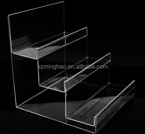 Custom 3 Tier Clear Desktop Acrylic Display Stand Buy Custom 3 Tier