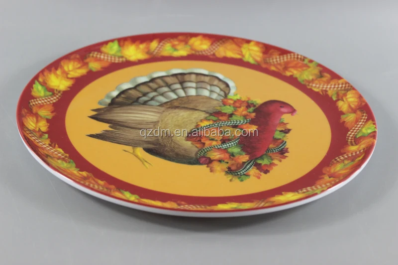 Nation Style Melamine Dinner Plate Plastic Dishes