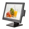 plastic panel touch screen hd led monitor 15 inch lcd monitor with card reader