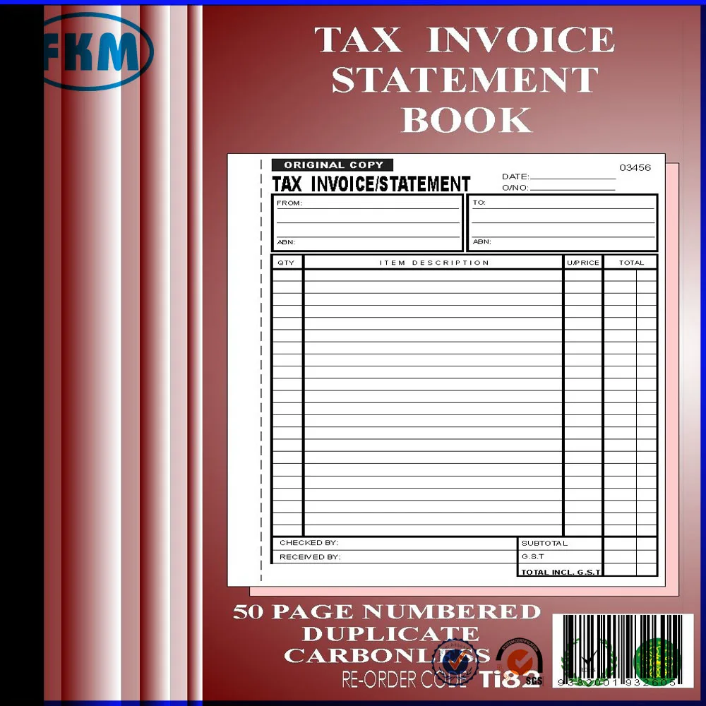 Invoice Hold to 1 rate triplicate F to a4 