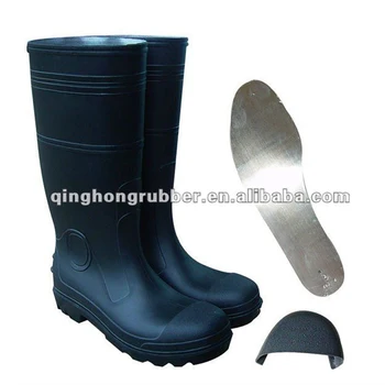 plastic work boots