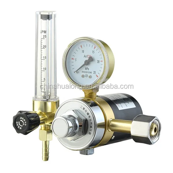 Argon CO2 Mig Tig Flowmeter Regulator Welding Regulator Gauge Gas Welder