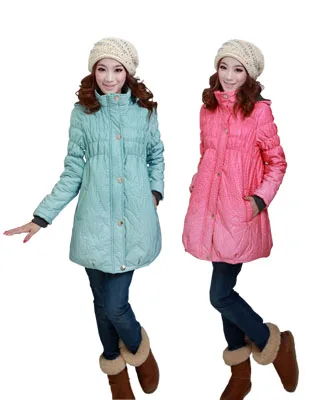Maternity clothing winter maternity wadded jacket maternity thermal overcoat fashion maternity thickening cotton padded jacket