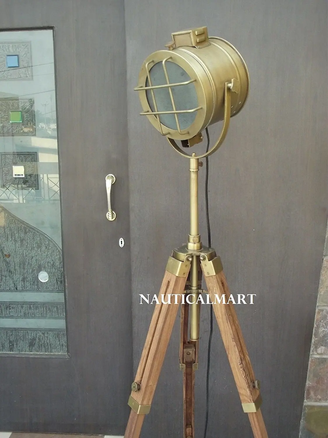 Buy Designer Marine Brass Finish Floor Lamp Searchlight Spotlight With Three Fold Lamp Stand By Nauticalmart In Cheap Price On Alibaba Com