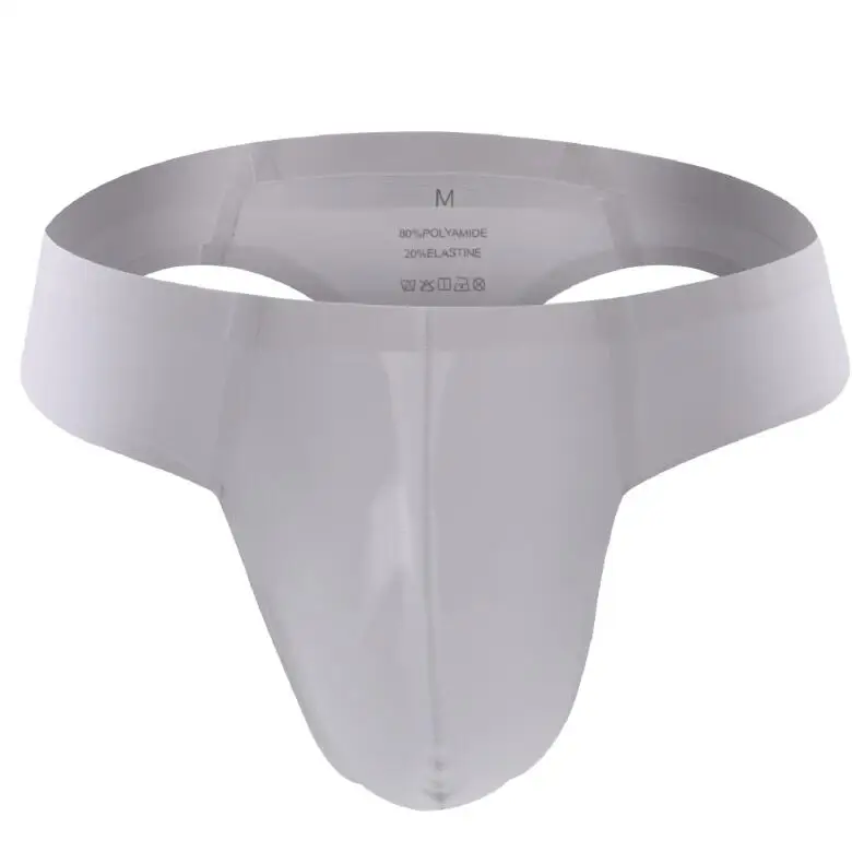 1 piece style men's sexy underwear solid color seamless breathable boxer briefs low rise cool boxers for men