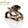 Factory price super quality acetate plastic hair claw clip classical decorative hair claw for girls & women