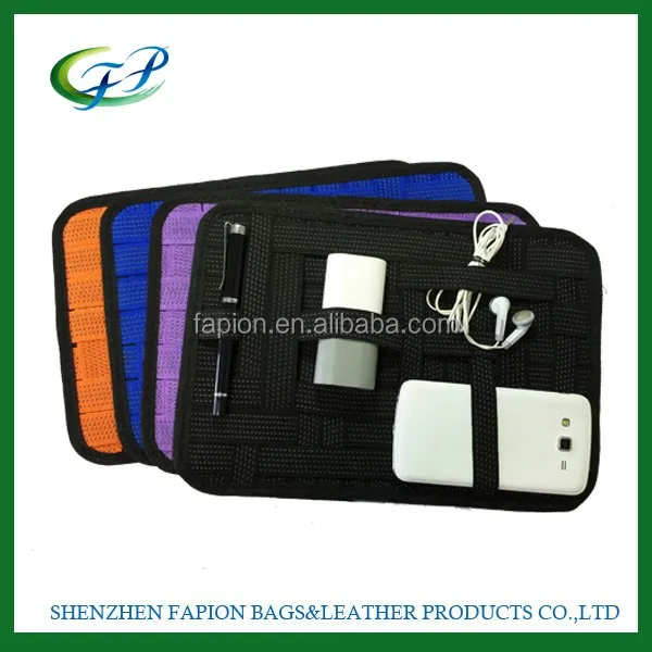 Elastic Accessory Storage Board Pad Tablet Multifunctional Bag Woven