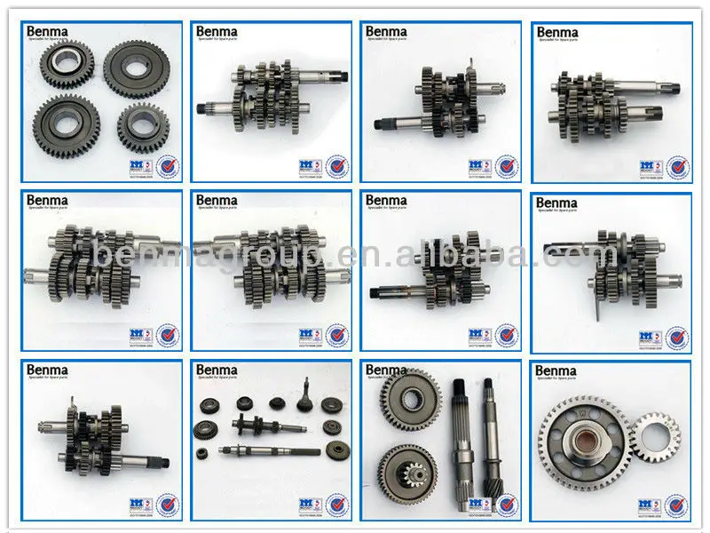 Motorcycle Transmission Parts Main Shaft and Counter Shaft