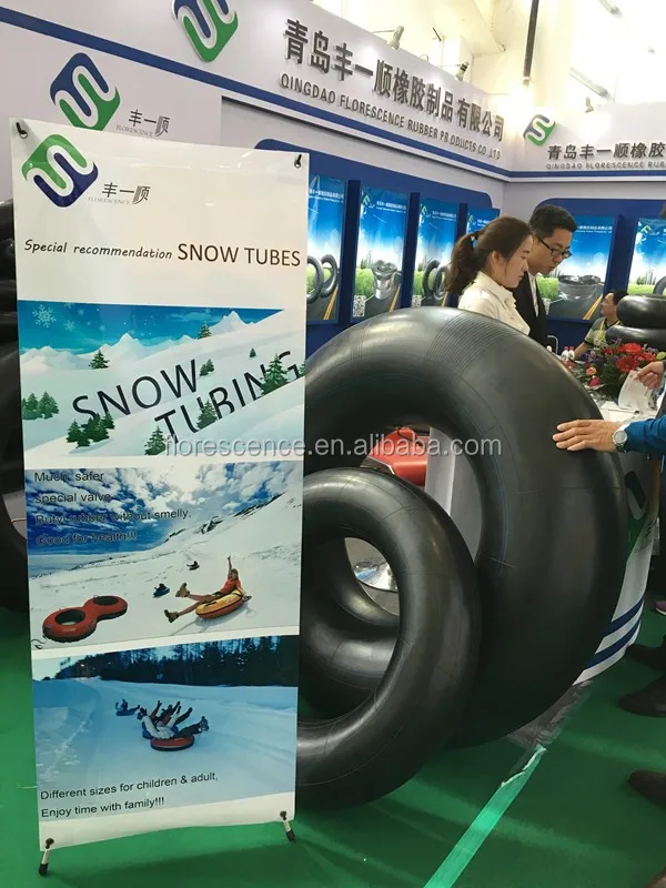 Multi-Rider Snow Tube with PVC Cover Sledding Tubes heavy duty Inflatable Tube Sled