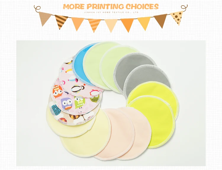 High Quality Comfortable Soft Reusable Nursing Pads