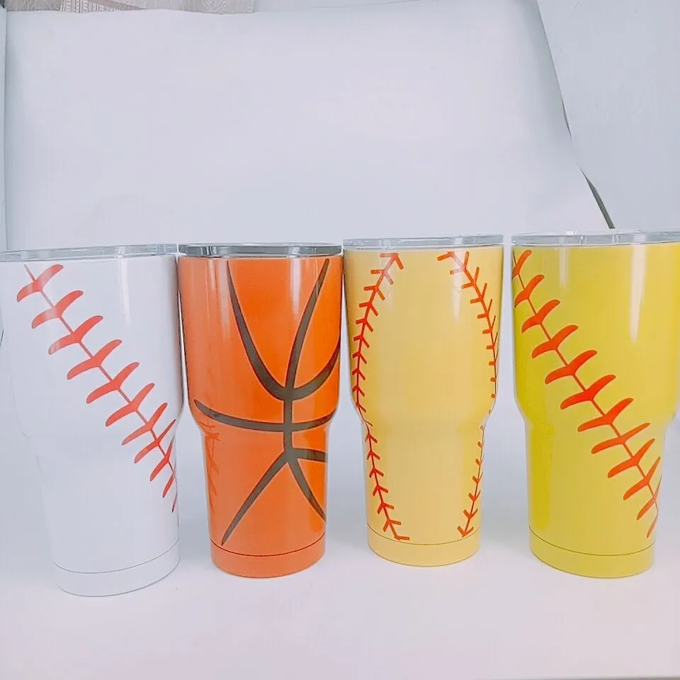 New Design! Wholesale 20oz 30oz Softball Tumbler&baseball Tumbler ...