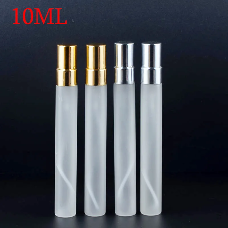 6x 10 Ml Milchglas-Sprühflaschen – Nachfüllbar, Mit Silbernen Deckeln, Für Parfüm, Gesichtsnebel & Reise