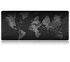 World Map Keyboard Mat, Overlocked Edge Extended Mouse Pads