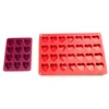 For Promotion Gift set 12 cavities and 28 cavities Heart Shaped Silicon mold for soap cake cookie pudding making