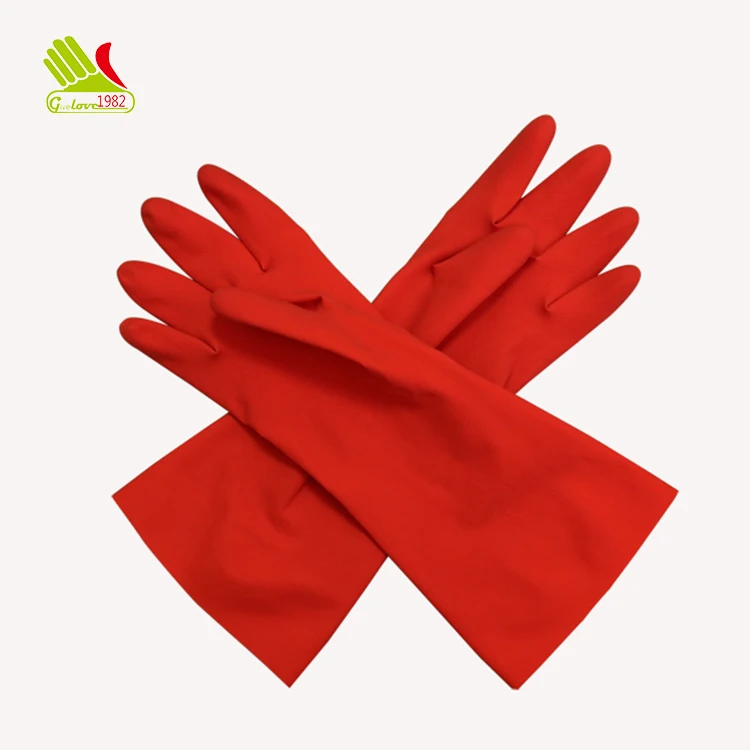 70g Popular Cheap Red Industrial Latex Gloves Wholesale Of Excellent