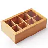 Bamboo wooden gift box for tea bags