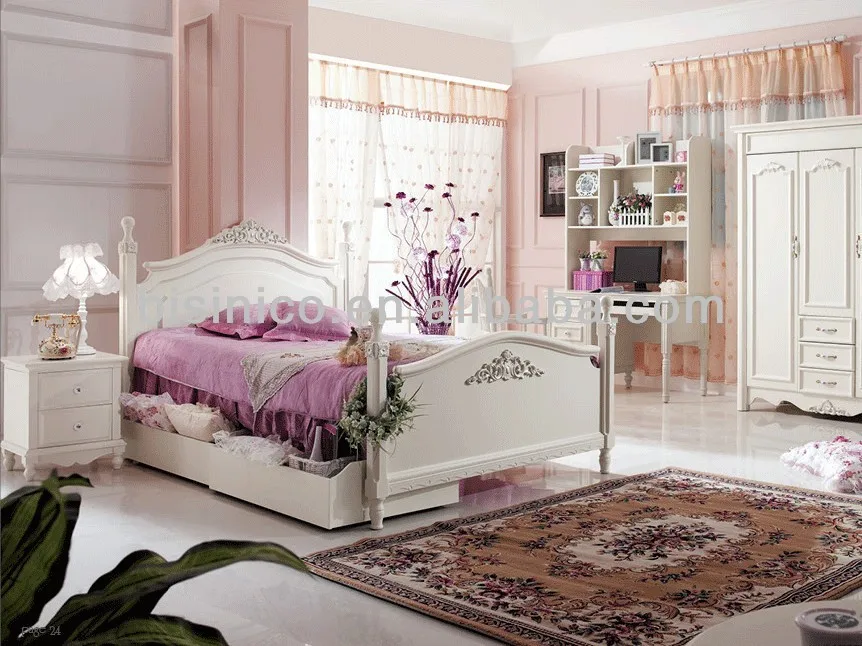 Zeitgenössische holz bett gesetzt, landhausstil schlafzimmermöbel ...