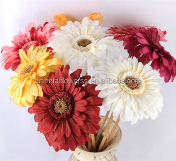 家の装飾造花赤いガーベラのヒナギクの花 Buy シルクガーベラデイジーの花 ガーバーデイジー装飾 造花 Product On Alibaba Com