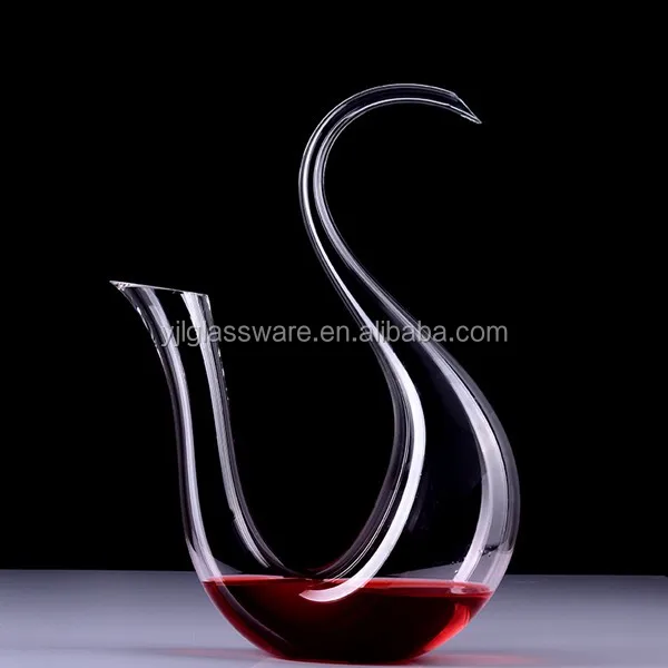 Wholesale Fancy Design 1240ml Lead Free Crystal Glass Decanter Wine