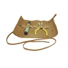 Rolling Tool Bags Handmade Elastic Engraved Genuine Leather Tool Case with Rivet