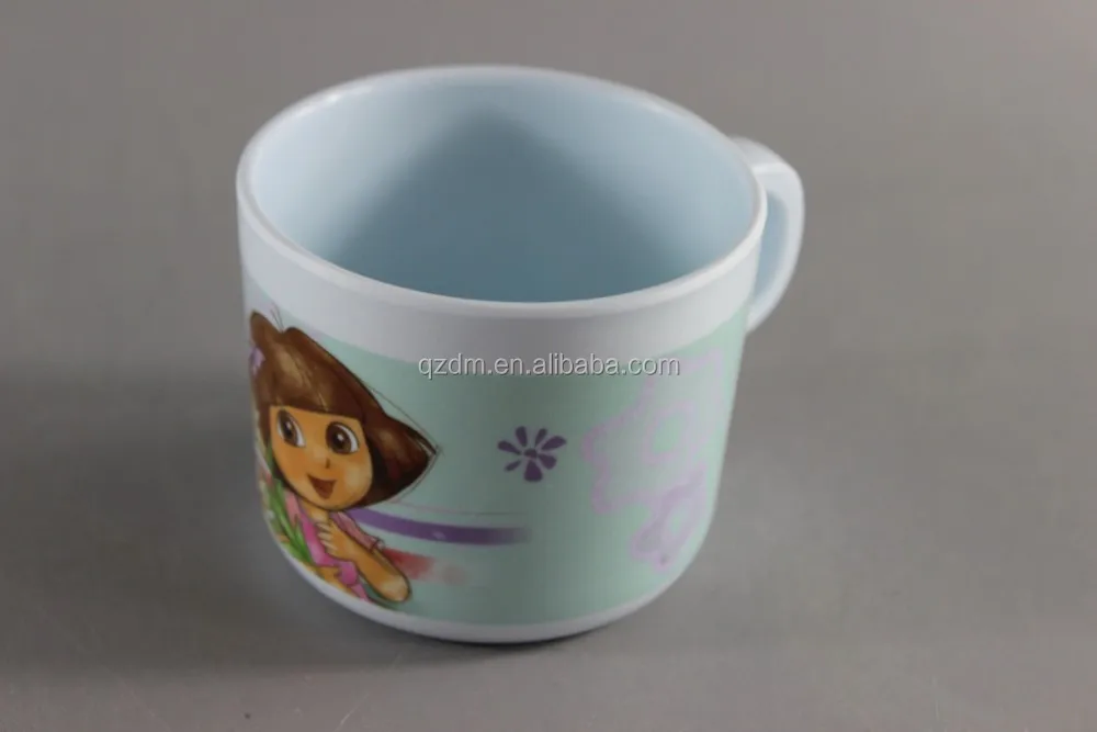 Food Grade One-Handle Melamine Milk Mug For Kid
