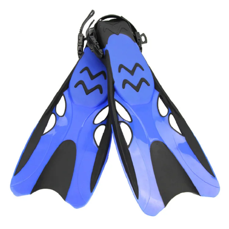 Adjustable Long Blade Adult Ocean Diving Flippers Training Swimming 