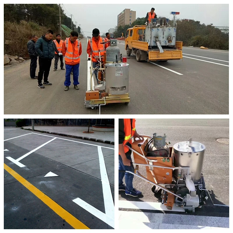 Safety Reflective Paint Road Marking Machine For Highway Buy Cold