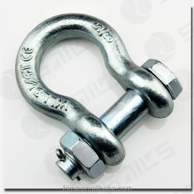 Us Type Drop Screw Pin Bow Shackle Anchor Shackle G209,S209,G