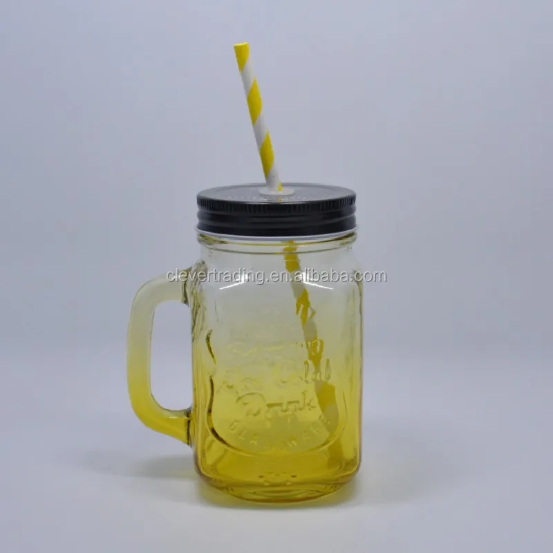 12oz to 20oz Single Wall Wholesale Plastic Mason Jar for Hot Drinks with Aluminium Lid