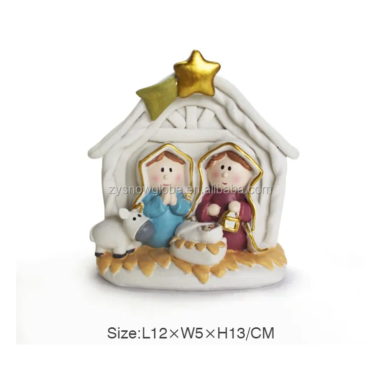 Small Nativity Set Resin Religious Figurine Buy Nativity Set