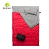 Red color Big size Versatile double width and large double sleeping bag