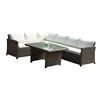 Best Seller Outdoor Hotel Wicker Leisure Bounce Lounge Set PE Rattan Furniture