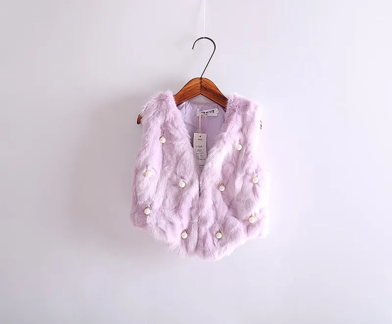 Ud18秋冬赤ちゃんノースリーブフェイクファーベスト赤ちゃん女の子冬のチョッキ毛皮のベストベビー衣料用 Buy 秋冬ベビーノースリーブフェイクファー ベスト赤ちゃん女の子冬のチョッキ毛皮のベストのための赤ちゃん服 ベスト白衣12安いベスト白高品質コート12中国