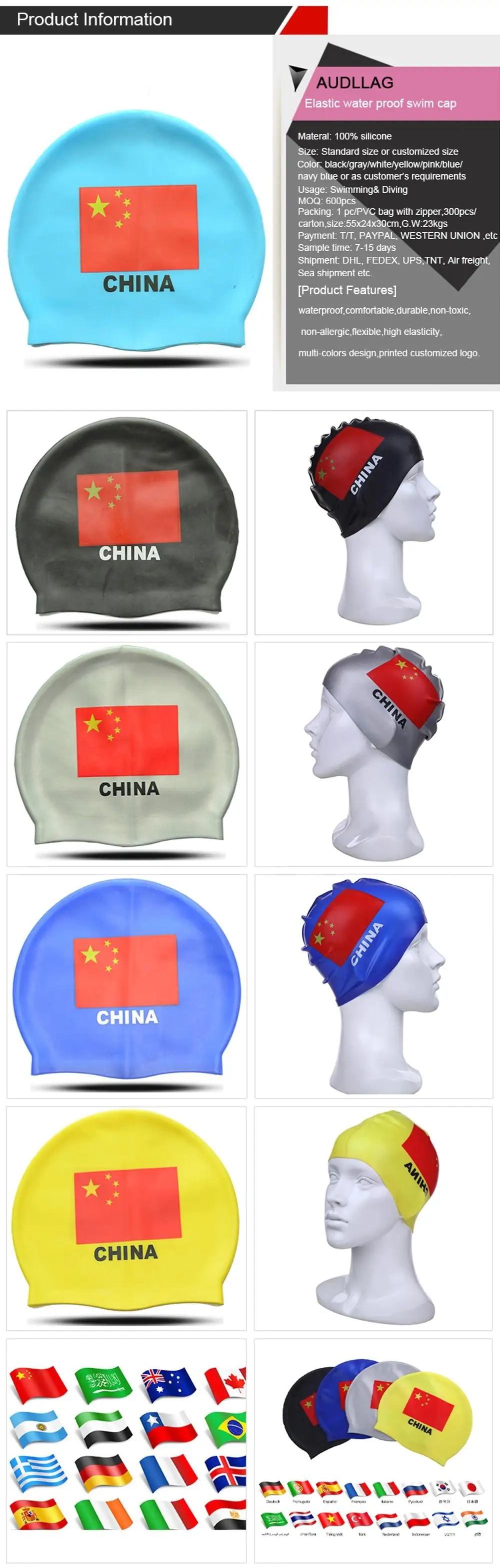 Beautiful Custom Country American Printed Unique National Flag Logo