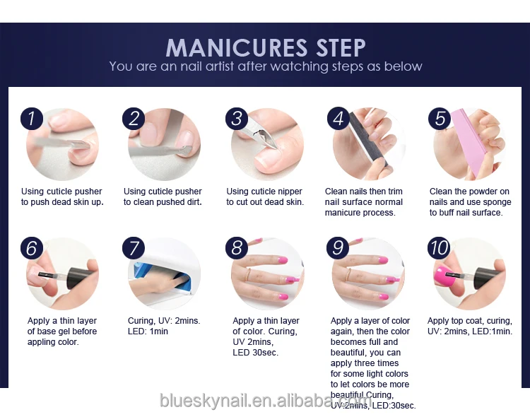 How To Apply Gel Nails 11 Steps With Pictures Wikihow Image Led Apply Nail Polish Neatly Step 5