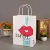 Wholesale beautiful kraft paper gift/shopping bags with twisted handle