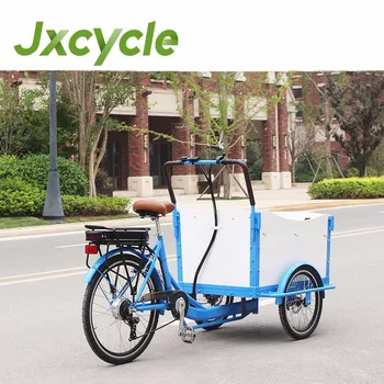 Electric Three-wheel Cargo Bikes With Rain Cover For Kids - Buy Three ...