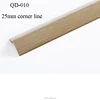 QD-010 Waterproof Wall Decor WPC Decorative Wall Panel 25mm Corner Line Plastic Molding
