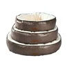 Petstar New Arrival Latest Design Leather Round Pet Bed For Dogs
