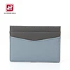 Custom rfid mens front pocket wallet minimalist slim saffiano leather cardholder