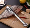 Creative privite Yiwu wholesale 304 Stainless Steel manual Fish Scaler remover scraper gift