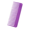 plastic wide round tooth detangling hair comb,cheap personalized hair comb
