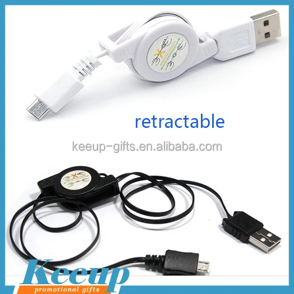 Promotional micro usb extension cable usb data cable reel - ANKUX.COM